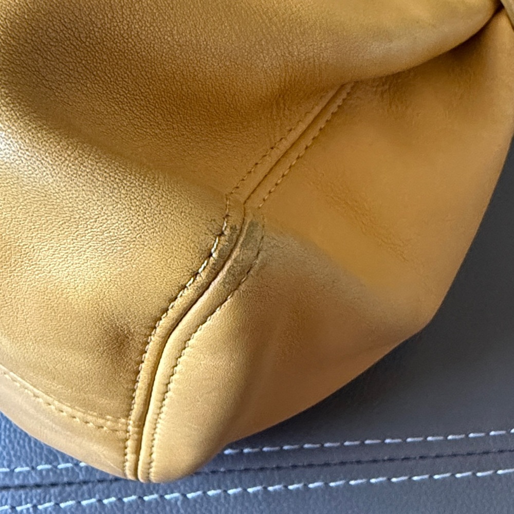 Vintage Coach SoHo Belted Pouch Bag Style # 4156 Yellow - Picture 14 of 16
